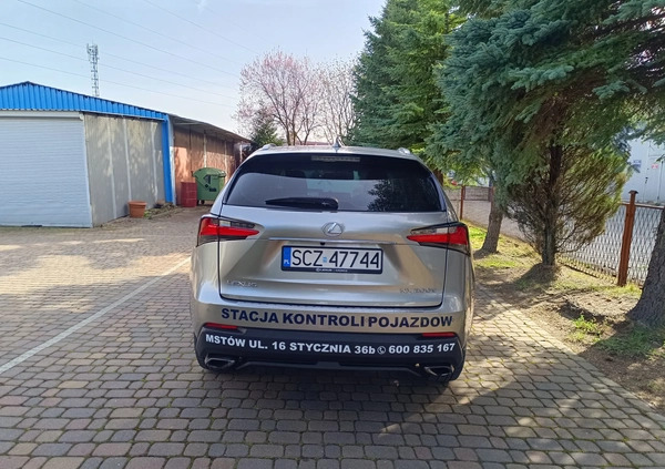 Lexus NX cena 105000 przebieg: 86000, rok produkcji 2015 z Bartoszyce małe 191